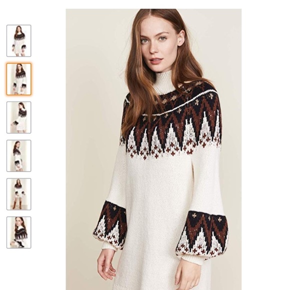 Free People Scotland Sweater Mini Dress - Picture 2 of 5
